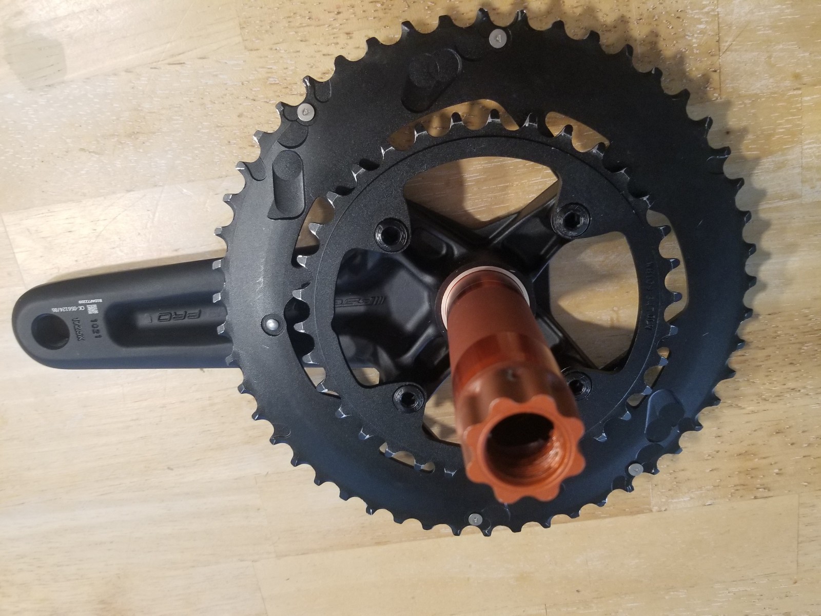 FSA Gossamer PRO 10/11 Speed Double Crankset BB386EVO 50 /34 172.5mm bb386 Evo