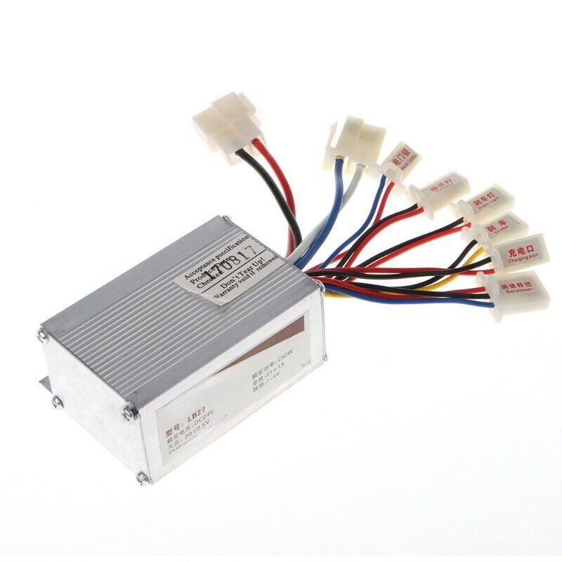 LB27 DC 24V 250W Motor Brushed Speed Controller For Electric Bike Scooter