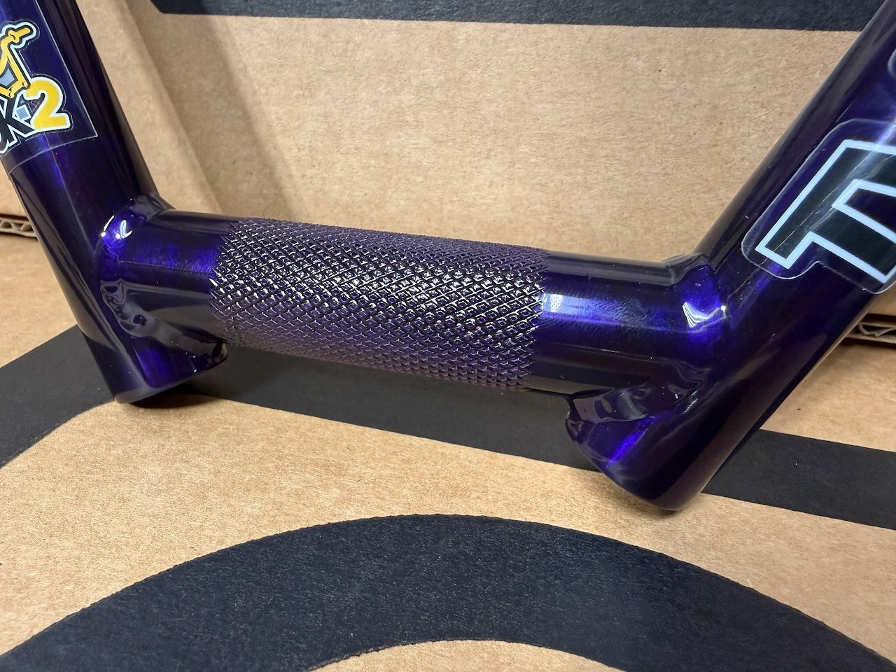 NEW Nowear BMX Tuk2 Tukubars 9.5″ Made in USA 4 PC handlebars bars Purple
