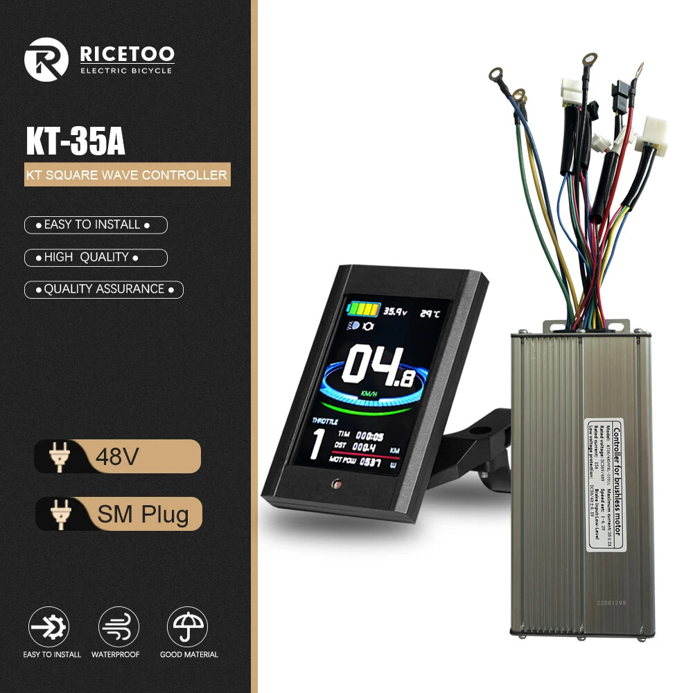 48V 30A 35A 50A E-bike Squarewave Controller for 52V/60-90V 1000W-3000W Motor