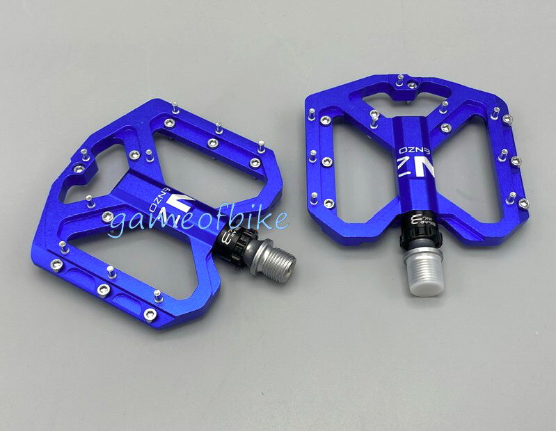 Non-Slip 9/16″ Road Bike Pedal Flat Platform MTB Fixie Bike Pedals 3 Bearings
