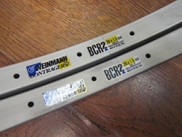 NOS WEINMANN BONTRAGER BCR 2 32 HOLE 26″ CLINCHER RIM SET PAIR (2)