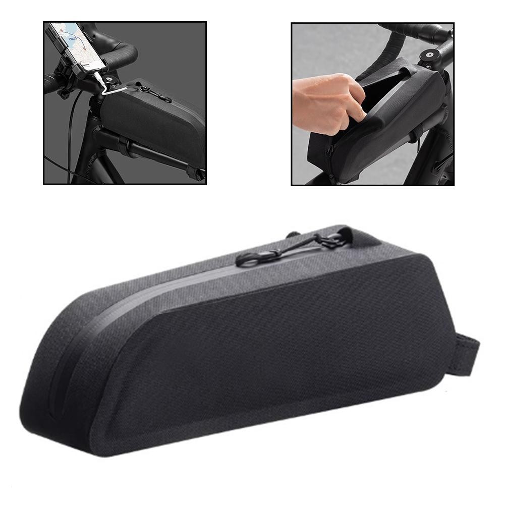 Bike Bag with Three Point Positioning for Secure Attachment and Riding