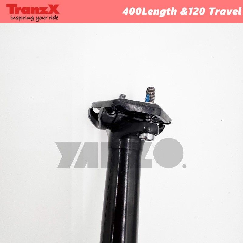 TranzX 30.9 Dropper Post Seatpost 400mm length 120mm travel Remote Lever