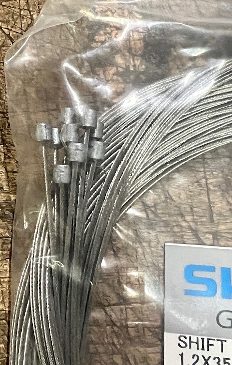 10 Pack – Shimano Inner Shift Cables 1.2 x 3500mm (Tandem / Triplets) BRAND NEW