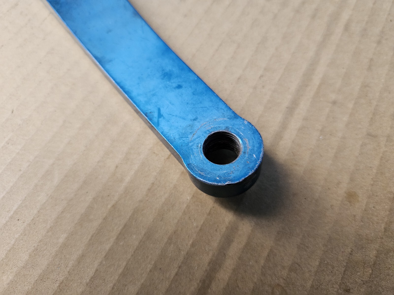 Vintage Kooka Mountain Bike Crank Arm 172.5mm Anodized Blue DRIVE SIDE ONLY