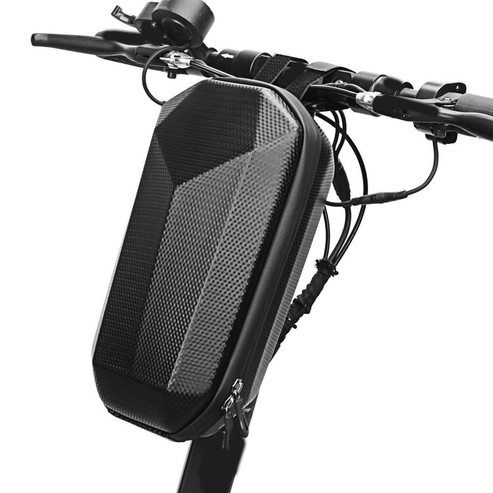 Hard Shell Handlebar Bag EVA 30x13x15.5cm for Bike Folding Scooter