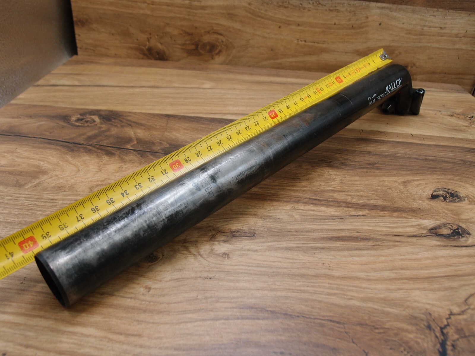 1990’s vintage plain seatpost Kalloy CRMO Heat Treated for MTB 31.6 mm