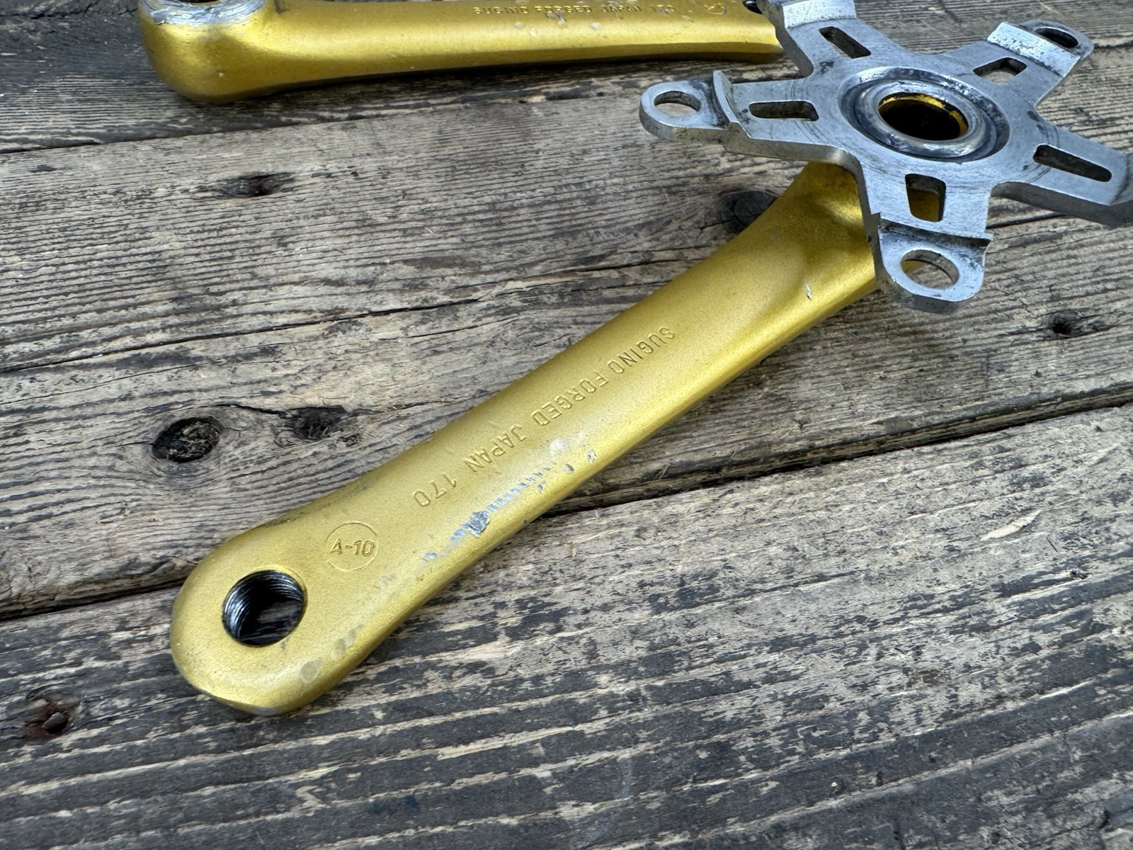 Sugino Maxy Cross 170 Crank Arms 110 Bmx Gold