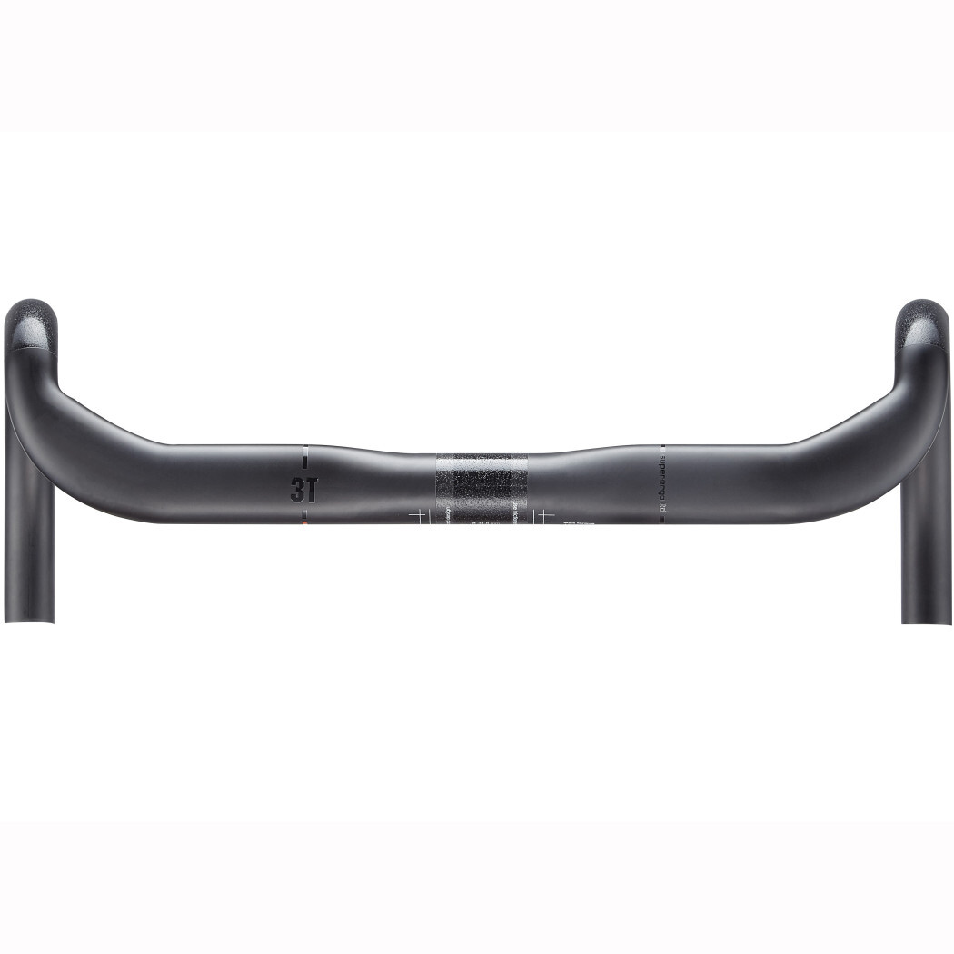 3T Superergo LTD Carbon Road Handlebar 31.8 x 380-400-420-440mm – Stealth Black