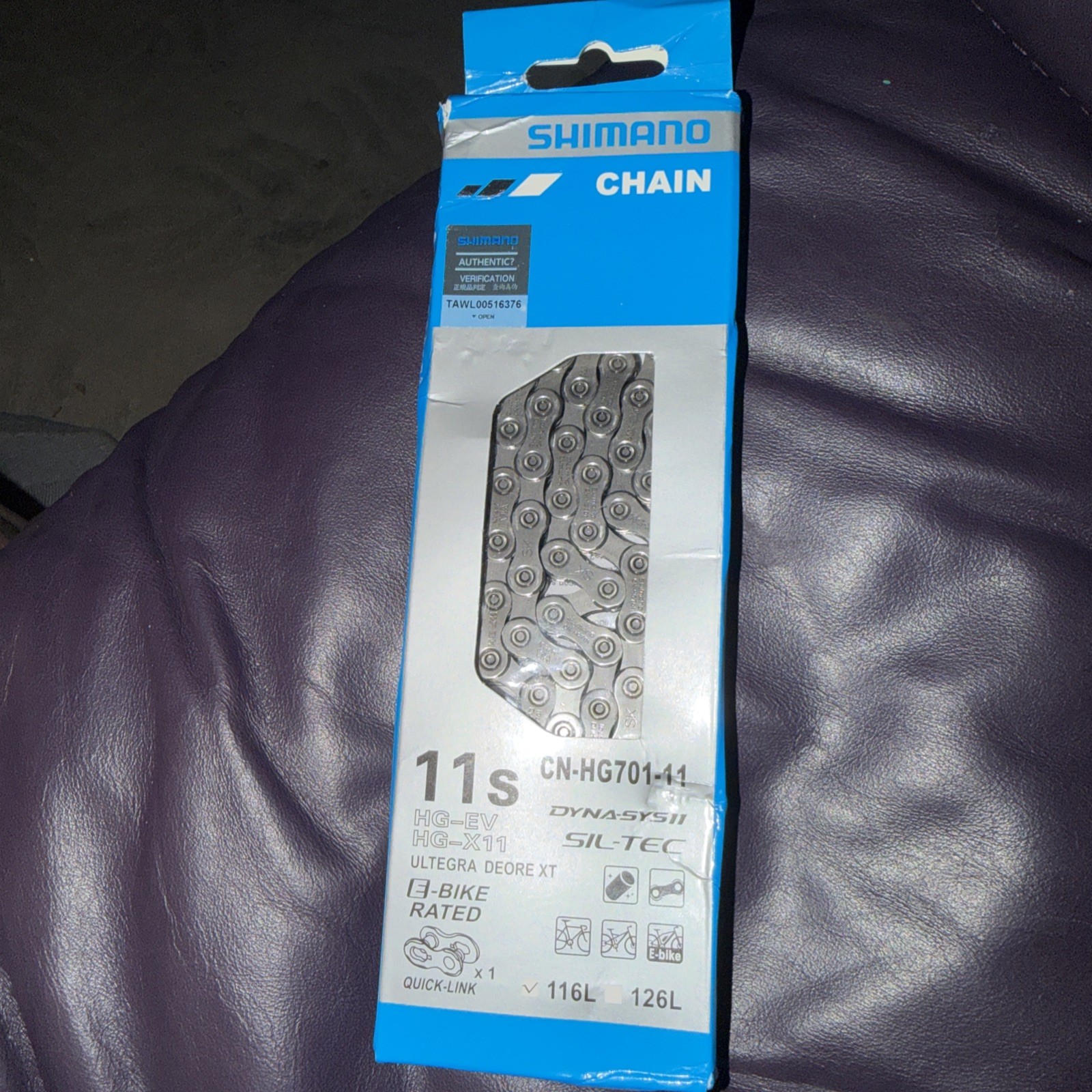 Genuine Shimano Chain E Bike Rated 11s HG-EV HG-X11 Ultegra CN-HG701-11 116L
