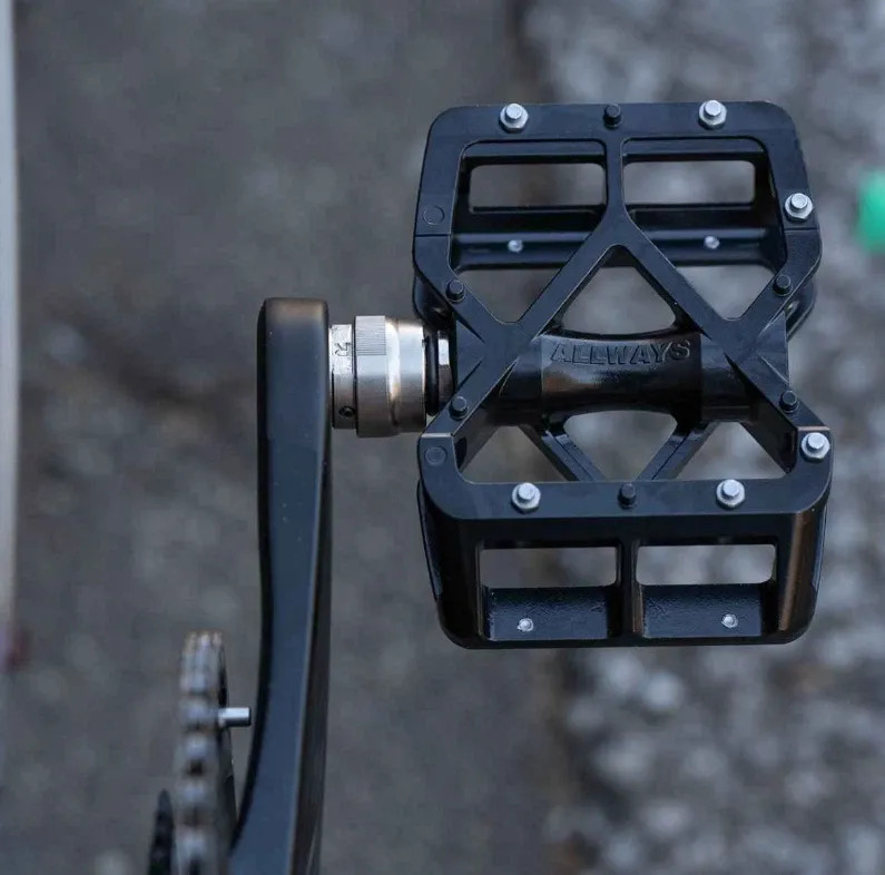 MKS(MIKASHIMA) Pedal ALLWAYS EZY SUPERIOR Left and Right Set Black NEW