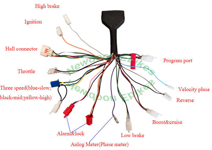 ND72530 72V 350A High Power Programmable Controller For 6-8KW BLDC QS Motor.