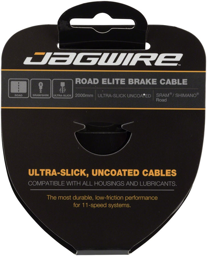 Jagwire Elite Ultra-Slick Brake Cable Polished Slick Stainless SRAM/ Road