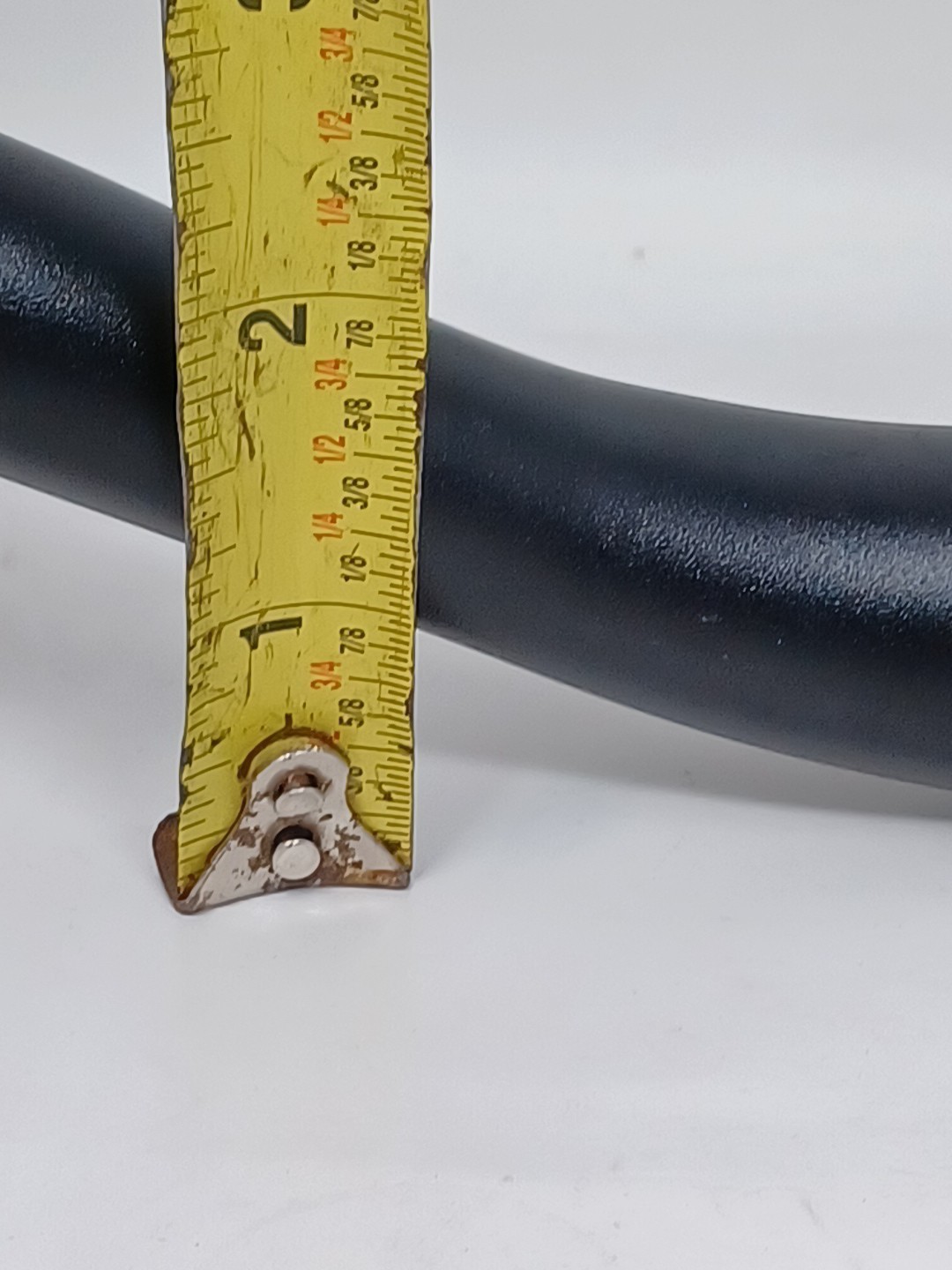 Aluminum Alloy Low Riser Handlebar 640mm Length 25.4/31.8mm Black