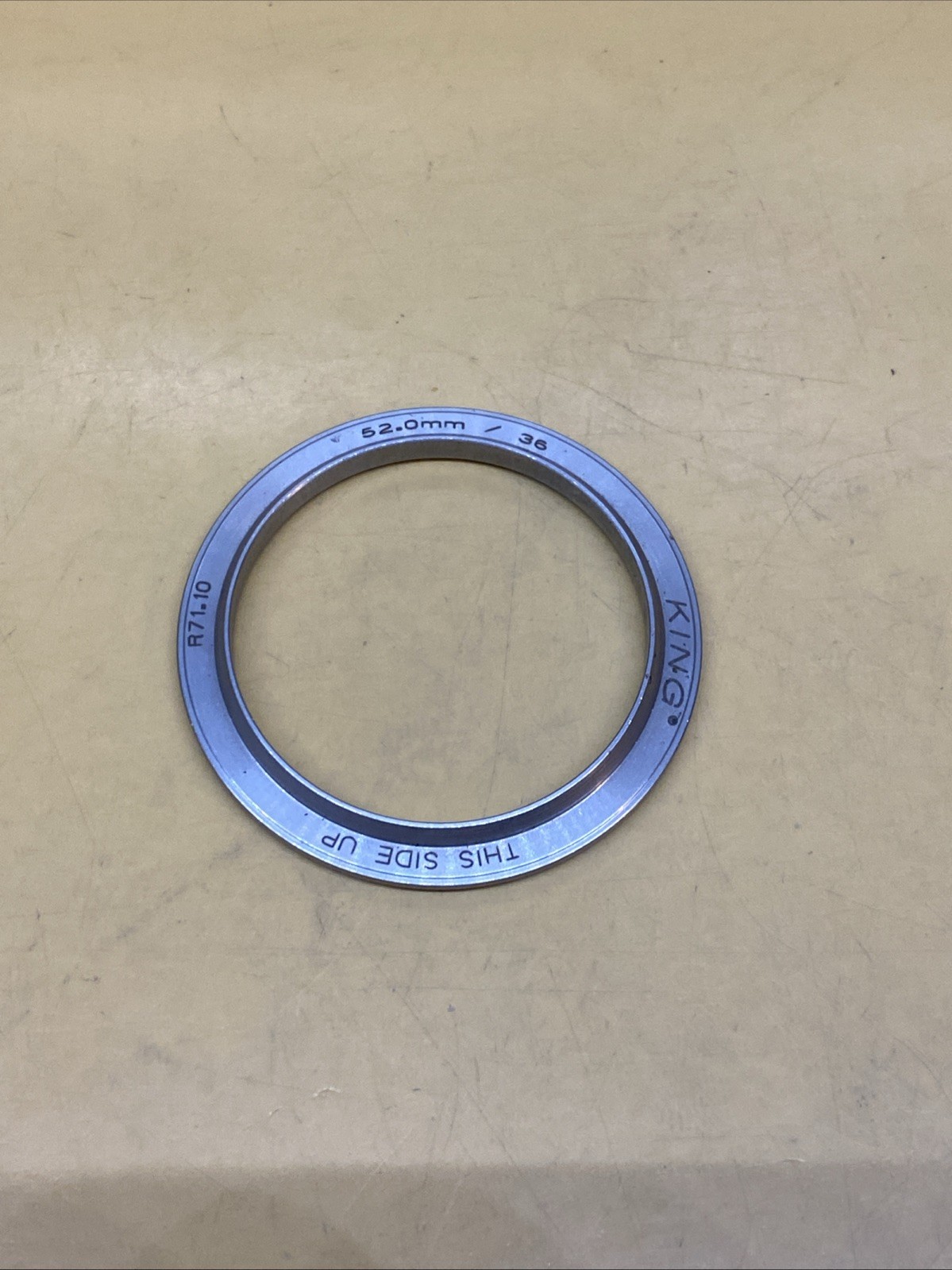 Chris King PHS813 Dropset 52mm/36 Degree R71.10 Tapered Baseplate Crownrace