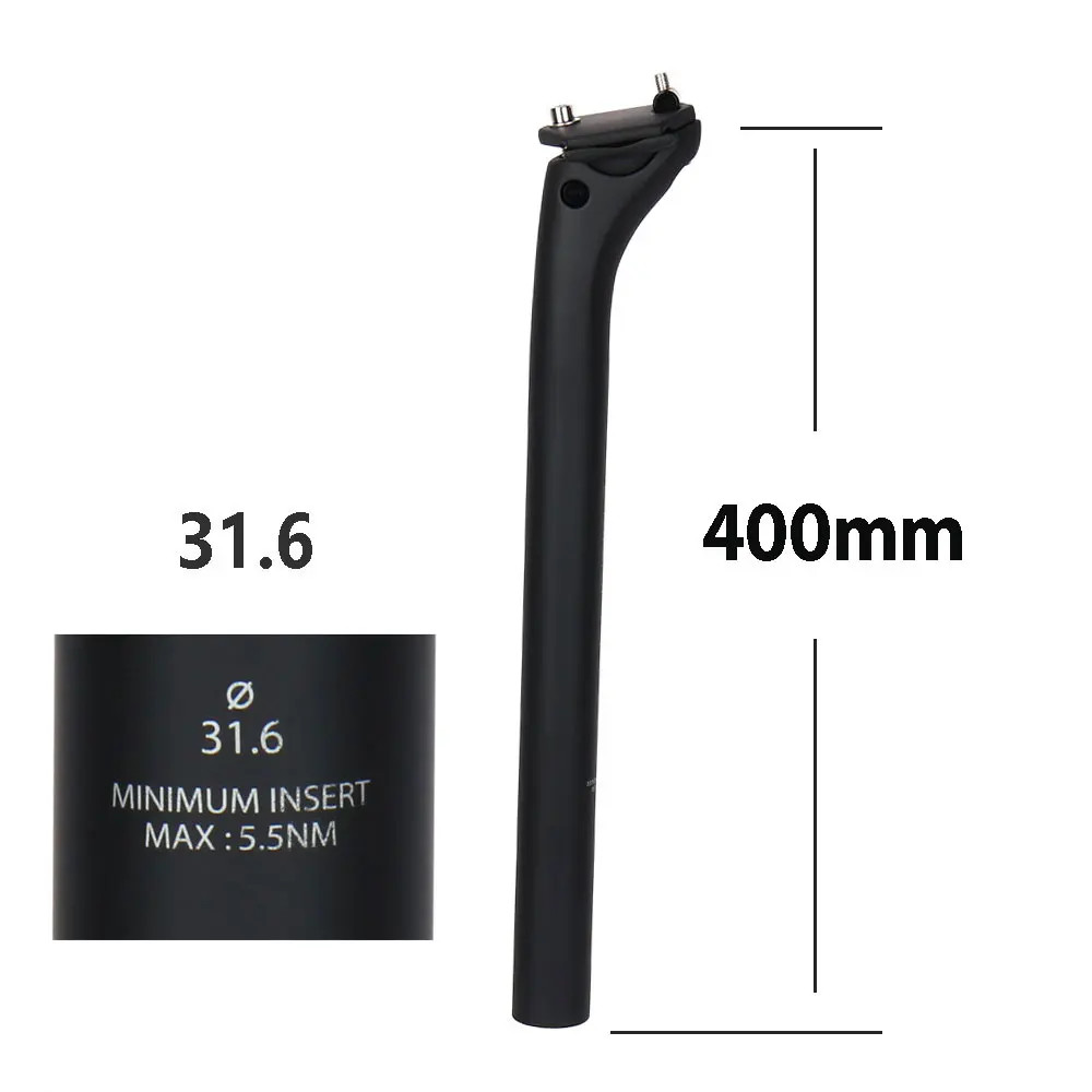 ELITAONE Carbon Fiber Bike Seatpost 27.2/30.9/31.6mm 20mm Offset MTB Road 🚴