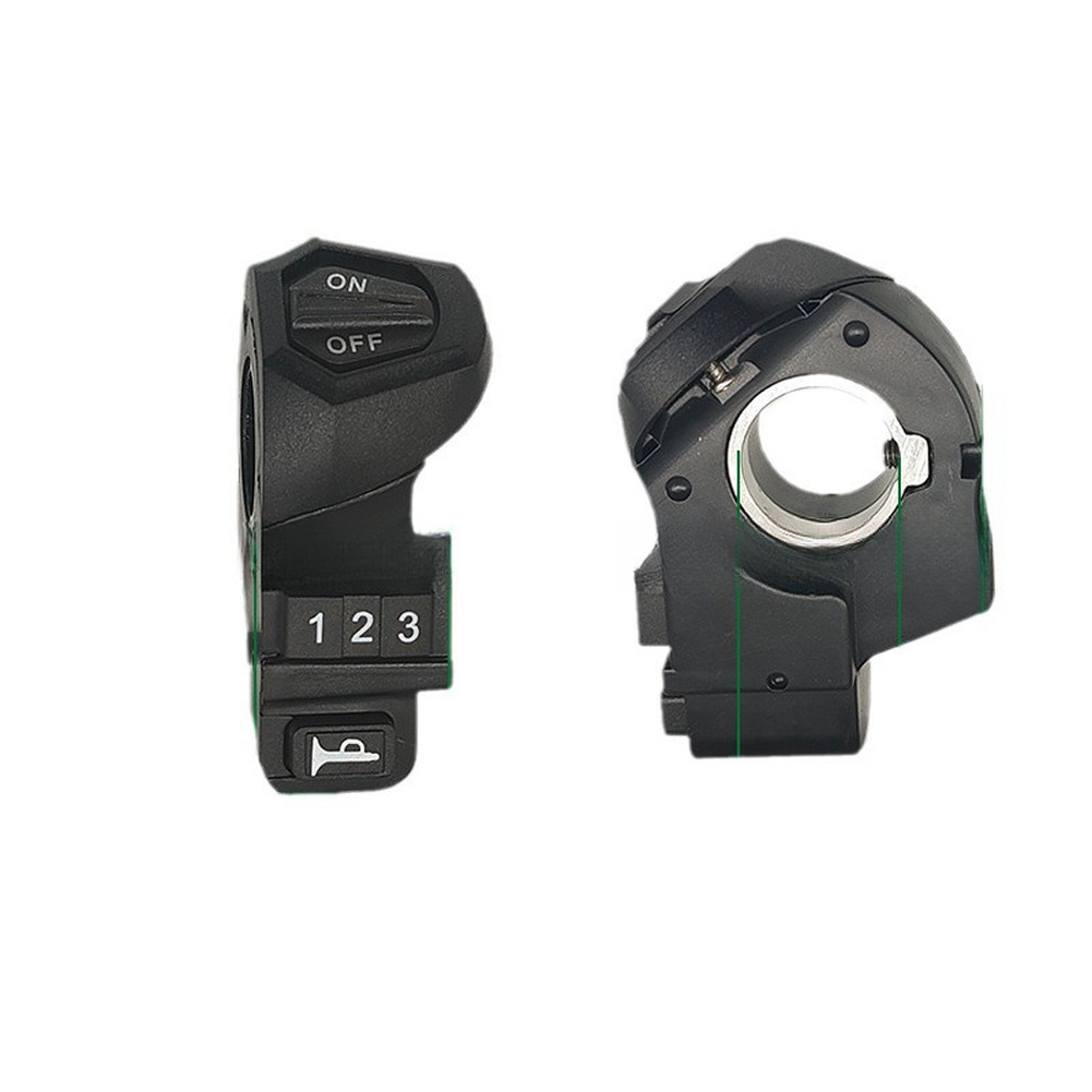 Electric Bicycle 3-in-1 Switch Lights Speaker Speed Control Left Side Mount