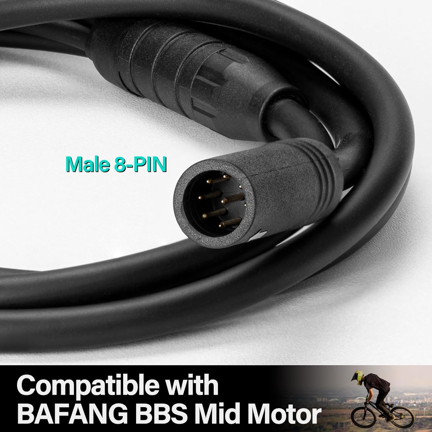 1T4 Cable Ebike Wiring Harness for BAFANG BBS01B BBS02B BBS HD Mid Drive Motor U