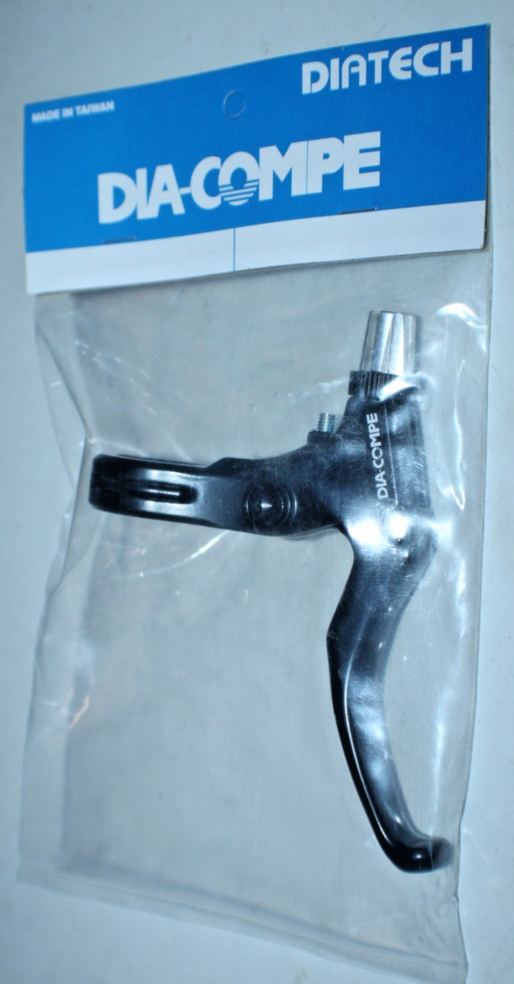 Dia Compe Gran Compe MX110N RH BMX Brake Lever Black Right Hand 2-Finger Vintage