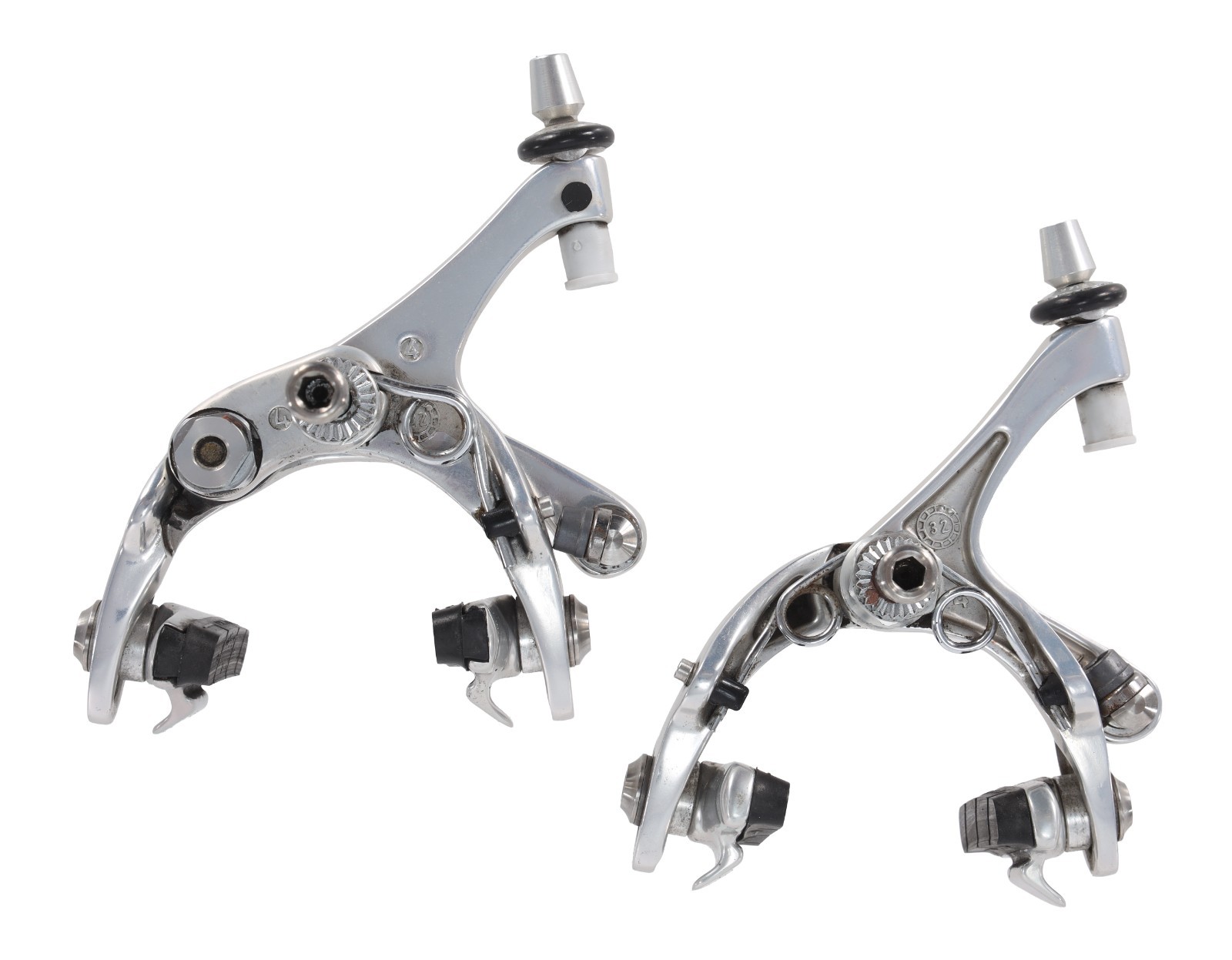 Campagnolo Record Dual Pivot Road Bike Rim Brake Calipers SET Titanium F + R