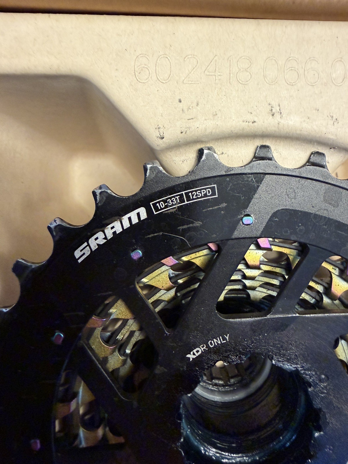 SRAM Red AXS XG-1290 10-33t D1 Rainbow 12-Speed Cassette