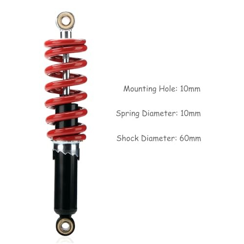 280mm Rear Shock, Shock Absorber for 90cc 110cc 125cc 150cc Pit Dirt Bikes ATV