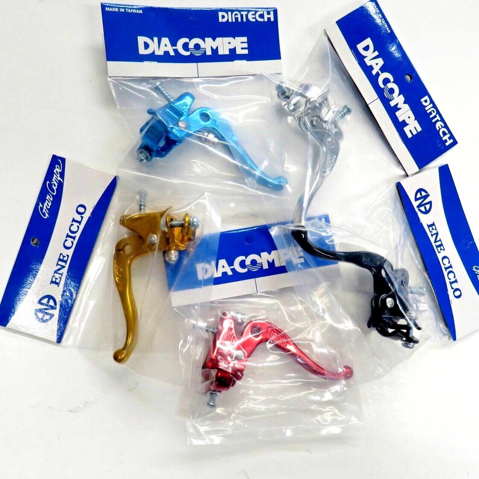 BMX Bike Dia Compe MX Rear Brake Lever Black , Silver , Red, Blue or Gold
