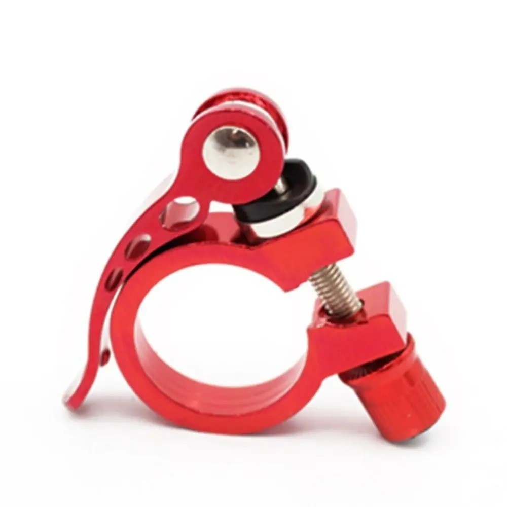 1PC Aluminum Bike Seatpost Clamp Quick Release MTB Road Seat Tube Clip