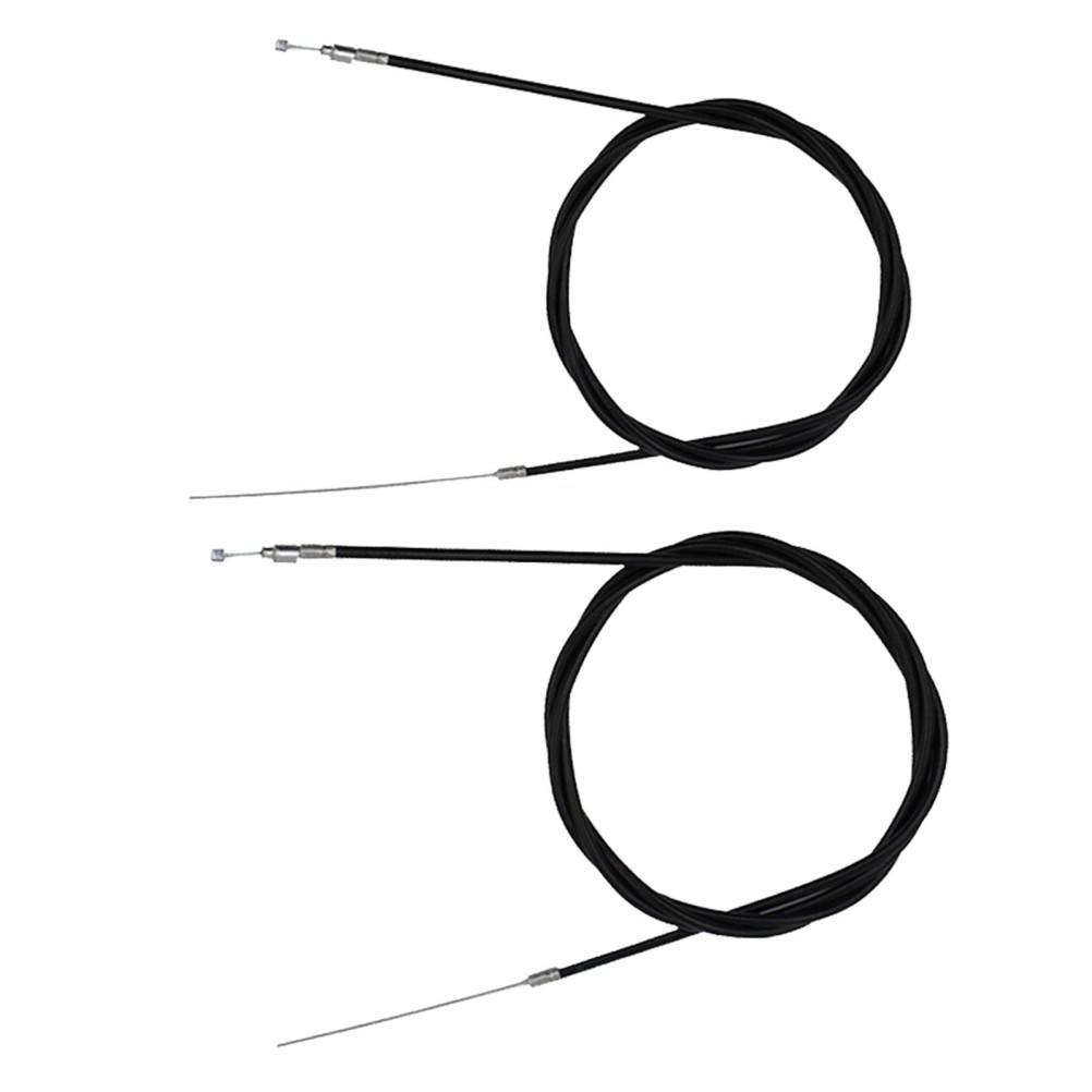 1 Set Bike Brake Cable Kit Reusable Stainless Steel PVC Black for Cycling Use