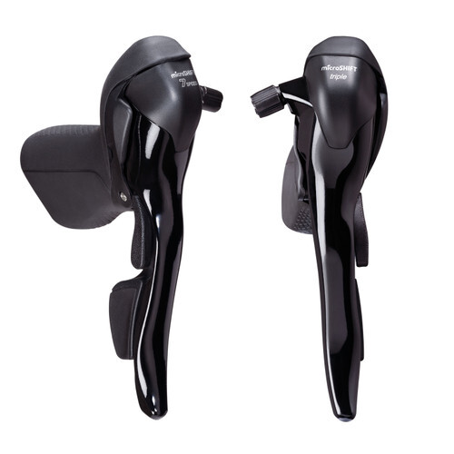 microSHIFT 3×7 Speed Road Triple Shifter Levers Brake Bike SB-R473 Shimano Co…