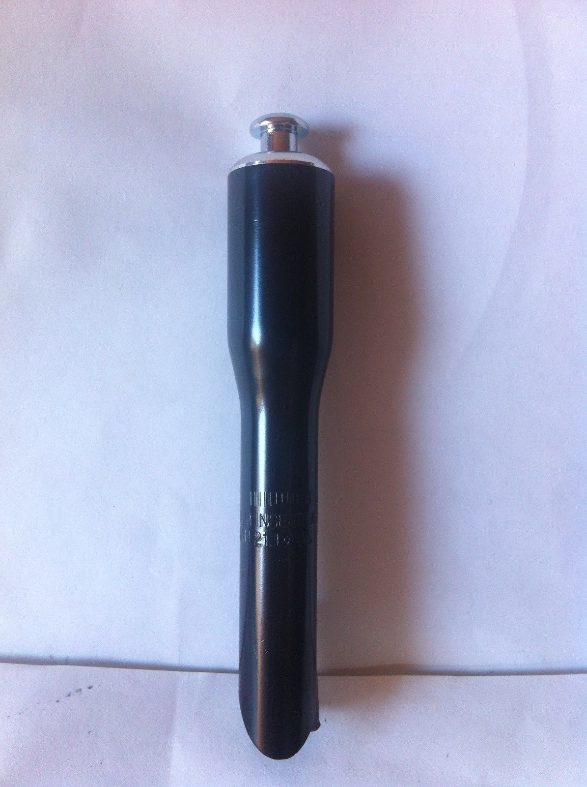 BICYCLE STEM ADAPTER 21.1MM BLACK or SILVER THREADLESS ALLOY BIKES