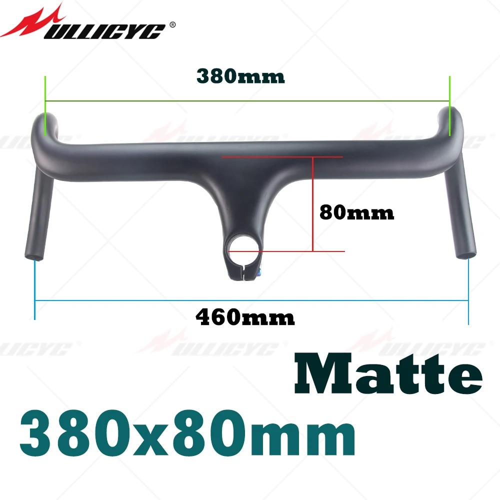 Carbon Bike Internal Wiring Integrated Drop Bar for 28.6mm Fork Tube with Spacer