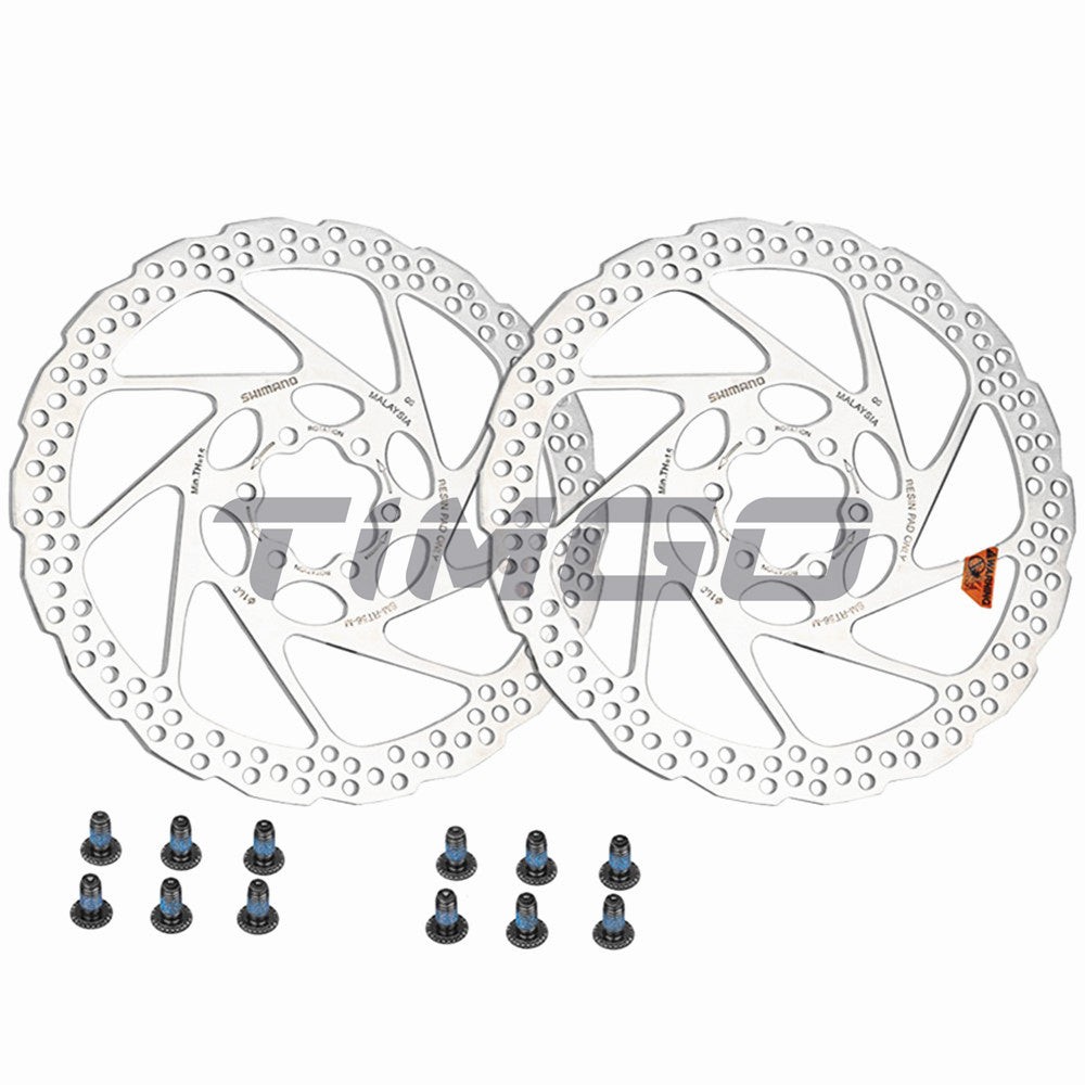 Shimano SM-RT26 SM-RT56 Disc Brake Rotor Stainless Steel 6 Bolts 160mm 180mm
