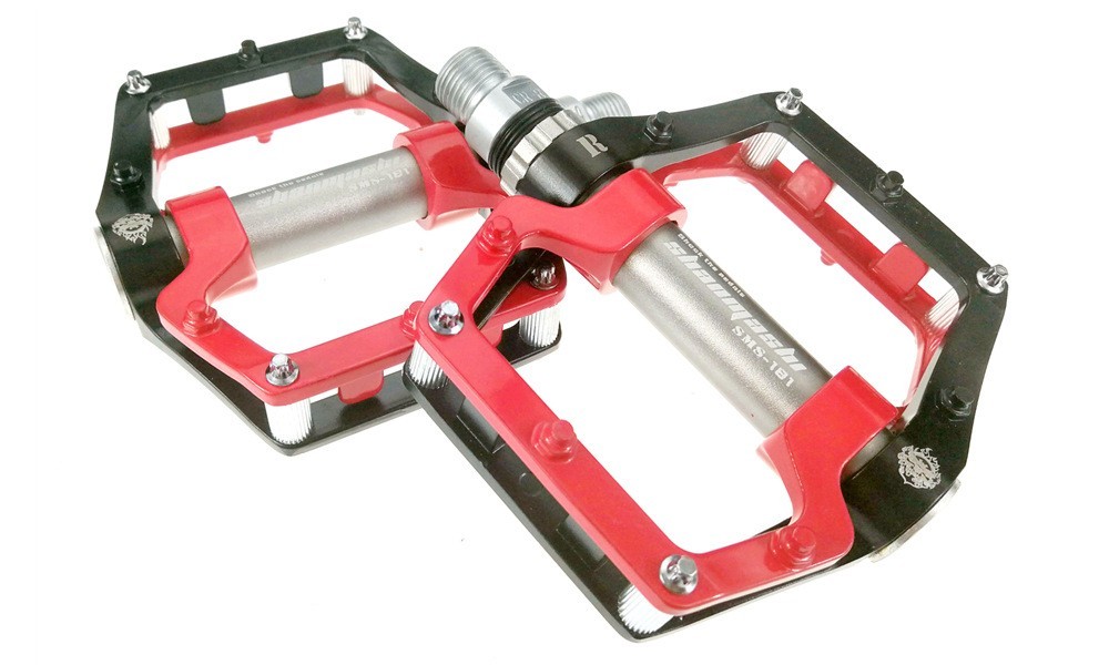 Road MTB Mountain Bike Bicycle Pedal 3 Bearing Aluminum Alloy Flat Pedals USA