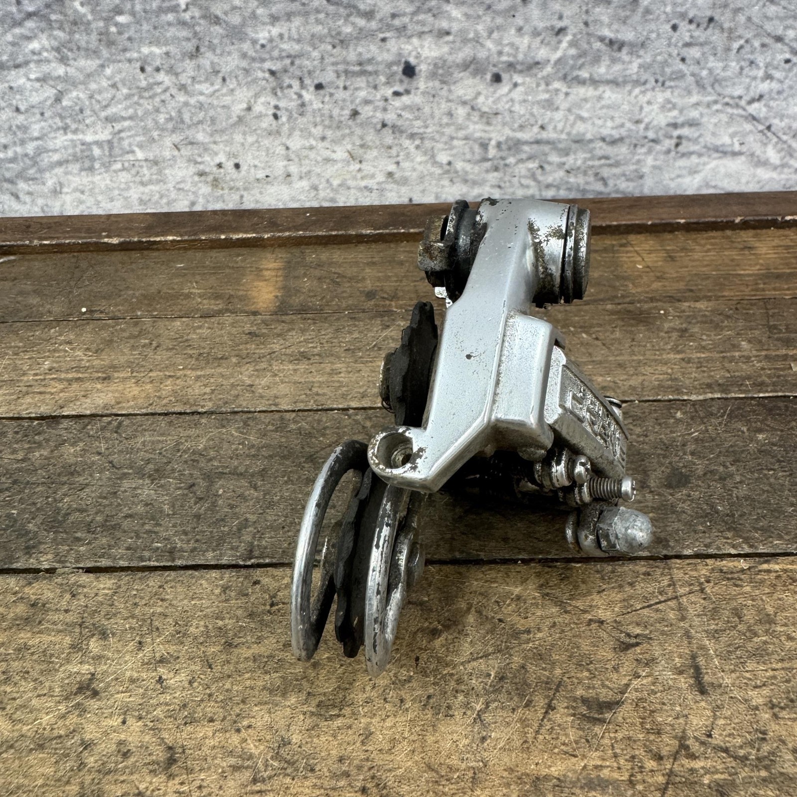 Vintage Shimano Crane Rear Derailleur Short Cage Bolt-On Silver 214g Road Bike