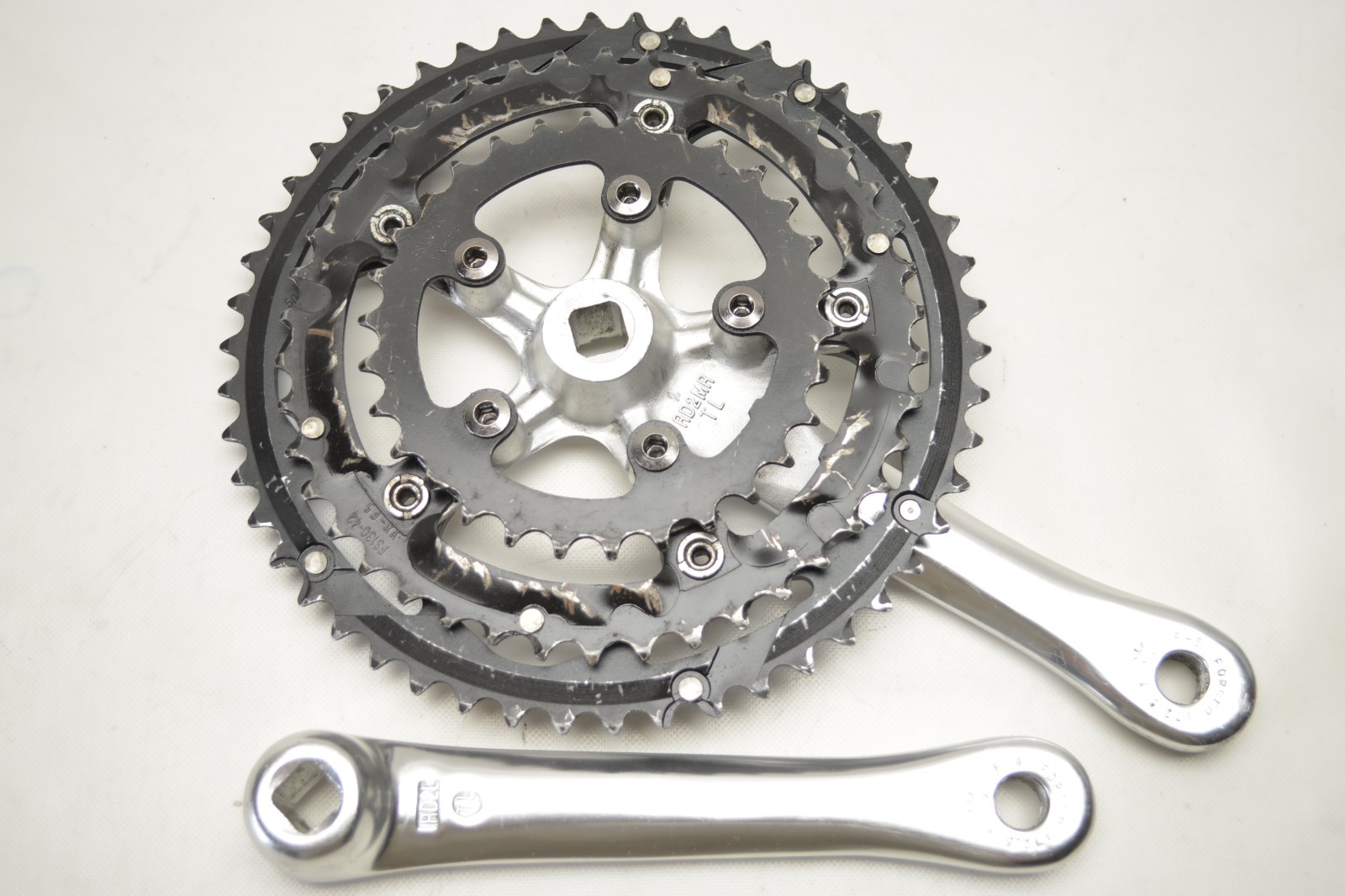 SUGINO RD2 GRAVEL BICYCLE 172.5 MM 50/42/30T SQUARE TAPER CRANKSET 130/74 MM BCD