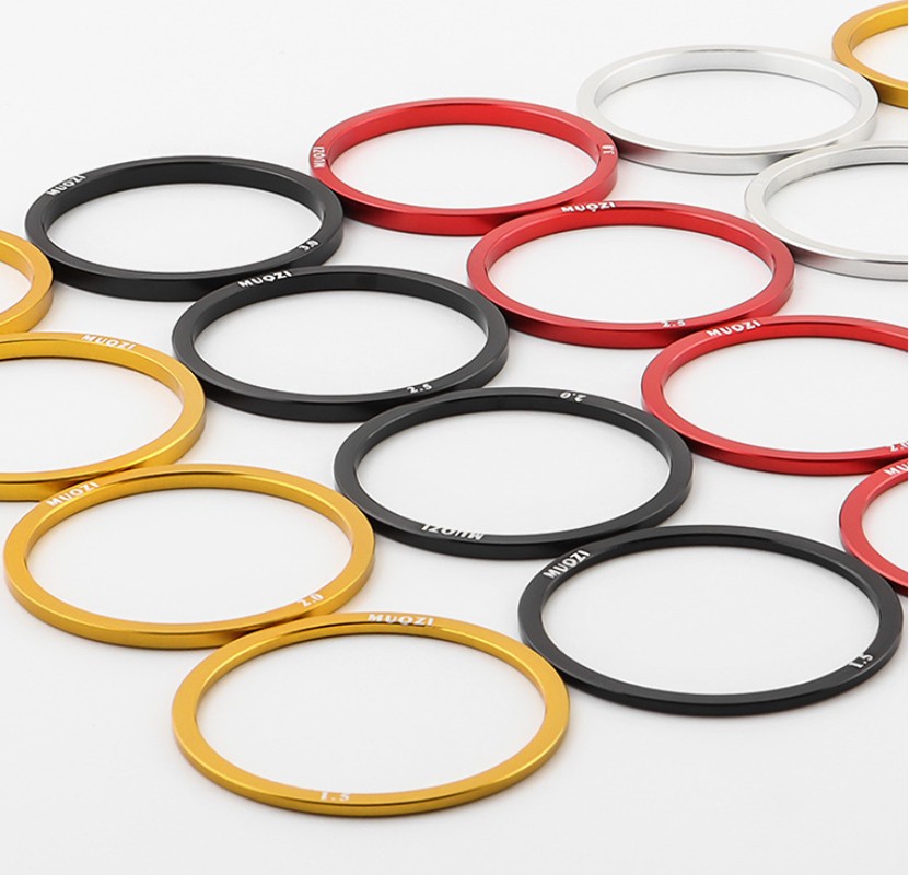 Crankset Washer Spacer Thick 1.5/2/2.5/3mm Bike Chainring Hollow Washer