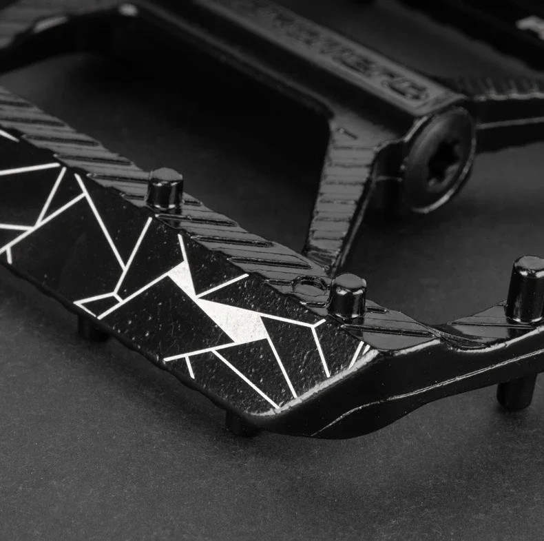 PROMEND MTB Bike Pedals Triple-Bearing Aluminum Alloy Anti-Slip Pedals