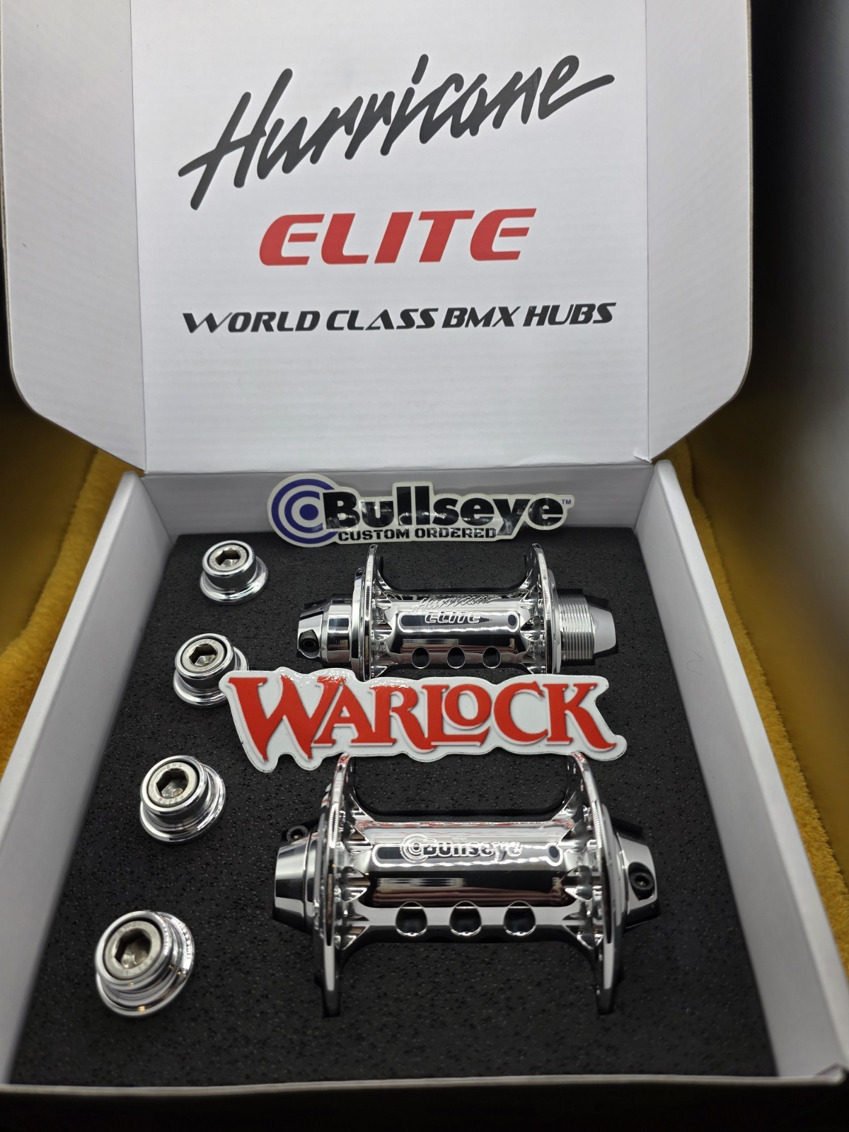 BULLSEYE 🎯 WARLOCK Hubs Limited Edition Hyper/Show POLISH BMX HUTCH SE HARO