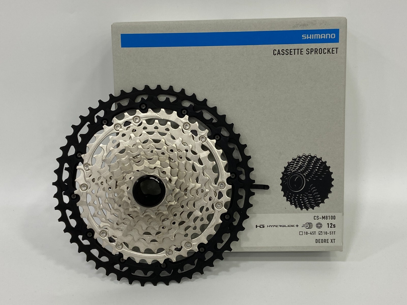 Shimano Deore XT CS-M8100-12 M8100 8100 12Speed MTB Cassette Sprocket (10-51T)