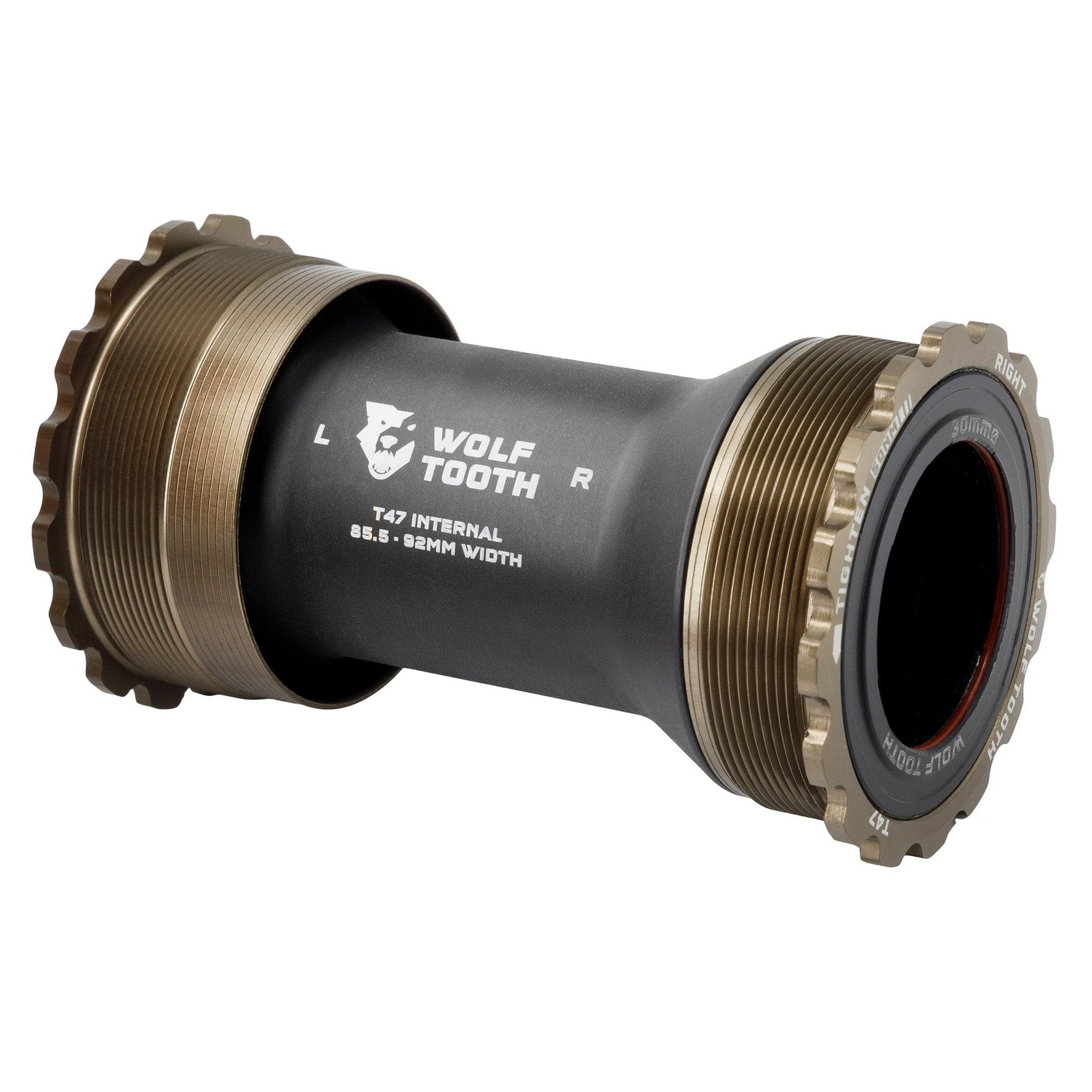 Wolf Tooth T47 Internal Bottom Bracket 30mm – Precision Ceramic Bearings,