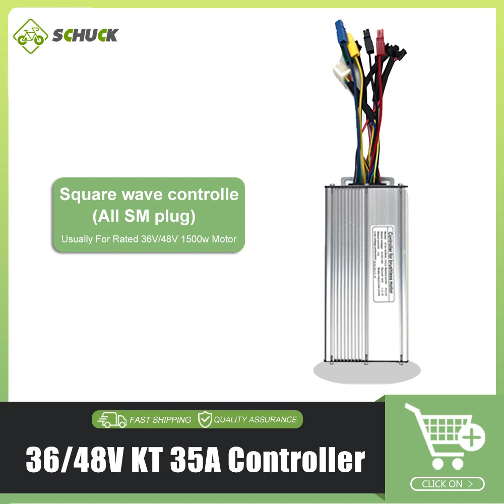 15A 17A 22A 25A 30A 35A 50A E-bike Square Sine Wave KT Controller 36V 48V 72V