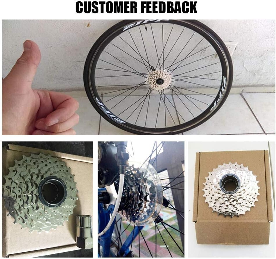 7-Speed Freewheel for E-Bikes – Ultimate Chromoly Steel Durability, 11-34T