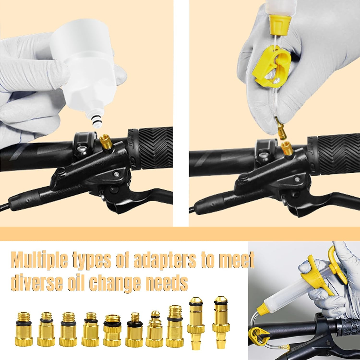 Brake Bleed Kit for Shimano,Tektro, TRP Hydraulic Disc Brakes, Bike Hydraulic
