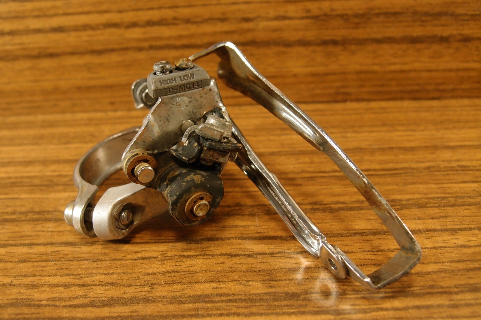 1990’s front derailleur Shimano FD-MC14 Alivio VIA Japan, 34,9 mm clamp