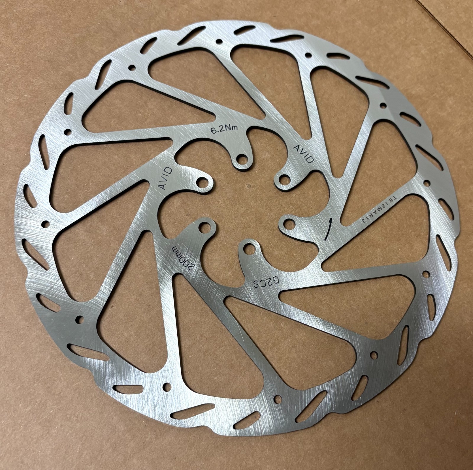 Avid G2CS 200mm Brake Rotor – 6 Bolt