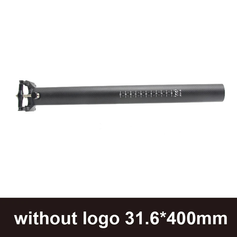 Folding Bicycle Seat Post, 0 Degree, Carbon Bike Seatpost, 34.9mm x 400 mm