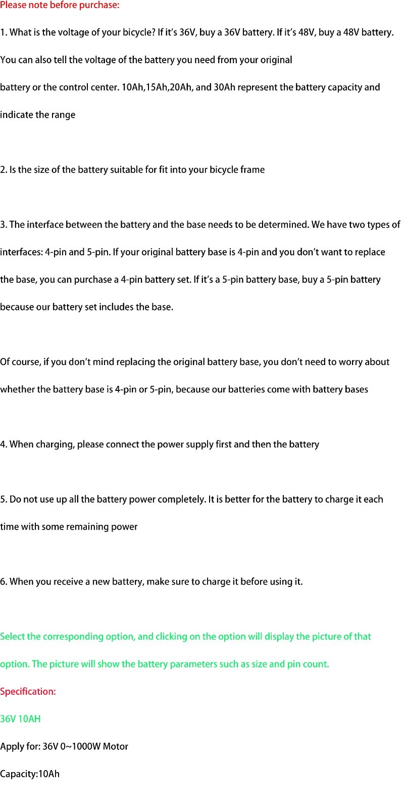 36V 48V 52V Hailong Lithium Ebike Battery BMS ≤2000W Electric Bike Motor 5-Pin