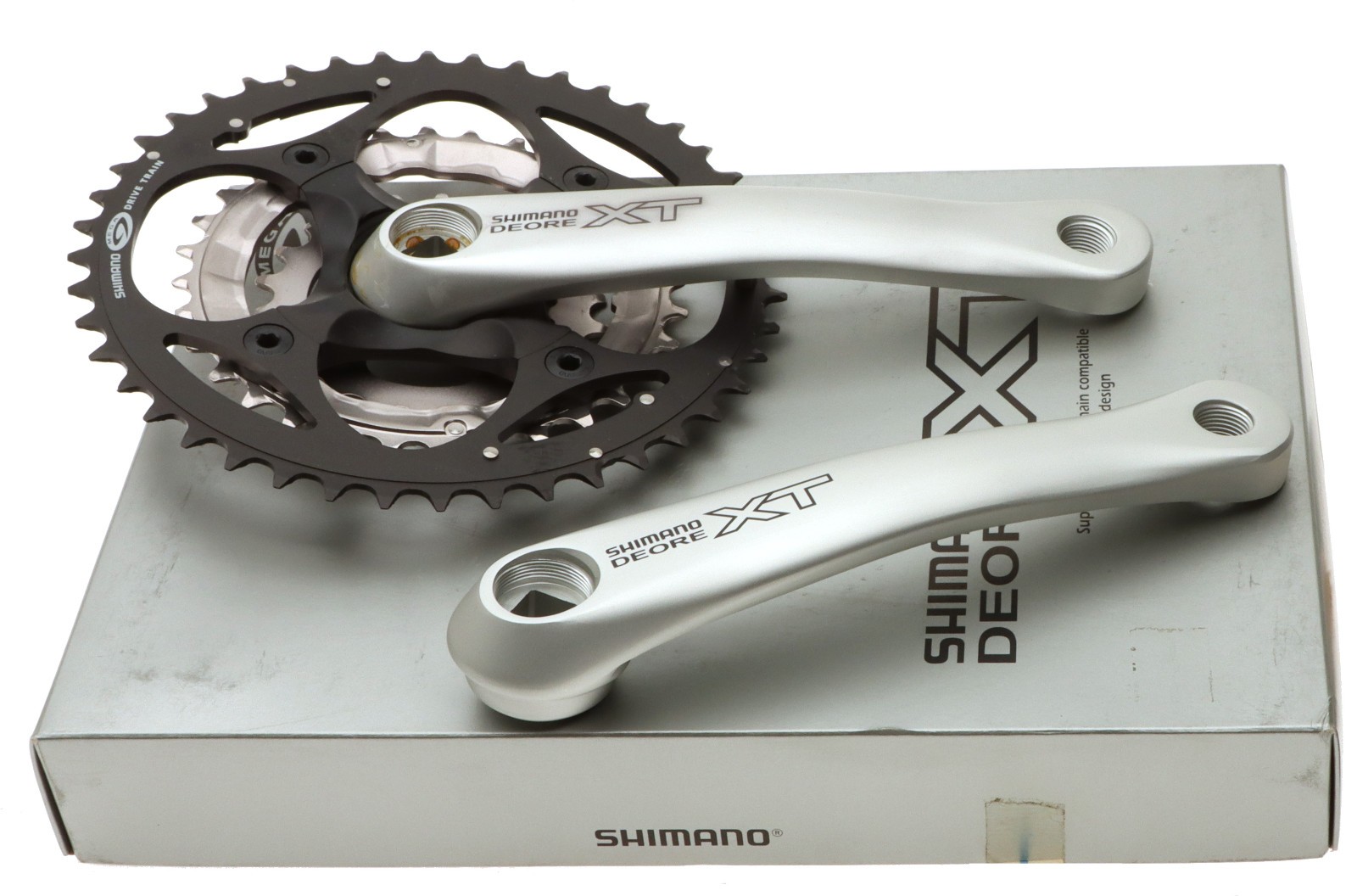 Shimano Deore XT FC-M7504 9 Speed Crankset JIS 170mm Silver 223244 NOS NEW NIB
